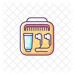 Free Airline Amenities Colored Outline Icon Available In SVG PNG