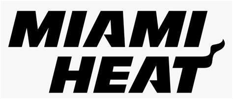 Miami Heat Lettering Font Hd Png Download Kindpng