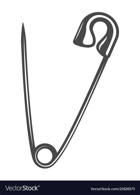 Safety Pin Vector