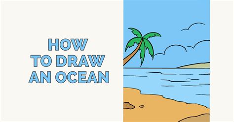 How To Draw An Ocean Really Easy Drawing Tutorial