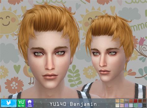 Sims 4 Ccs The Best Male Hair By Newsea