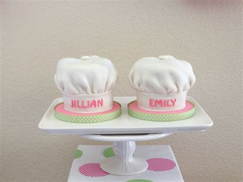 Chef Hat Chef Hat Cakes For A Twin Cooking Birthday Party She