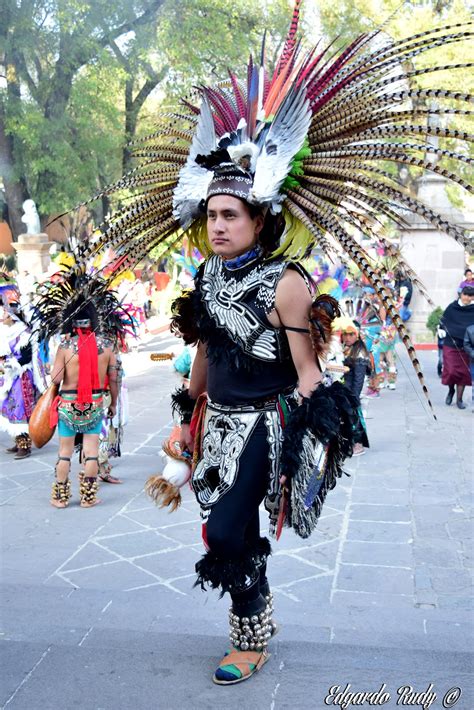 Folclore México Danza De Los Concheros Paso De Camino Estado De Mexico
