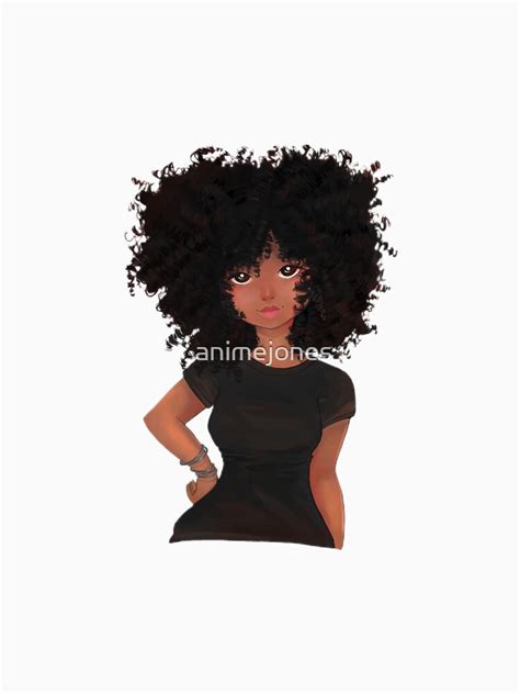 Natural Hair Beauty T Shirt For Sale By Animejones Redbubble