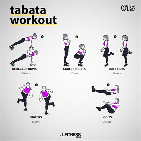 15 Minute Tabata Workout Routine At Home For Push Pull Legs Fitness And Workout Abs Tutorial