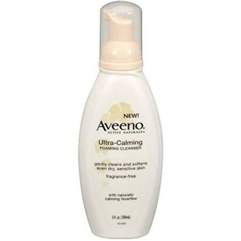 Aveeno Ultra Calming Foaming Cleanser For Sensitive Skin 6 Fl Oz