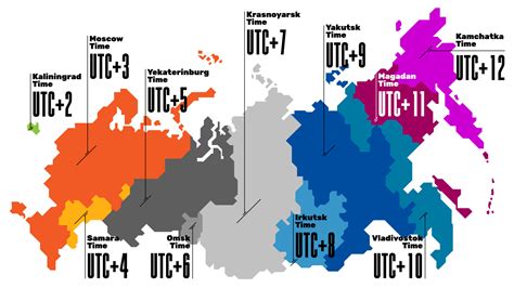 Ivot Pouh Kapradina Russia Time Zone Map Spa It Zosobn N Fkucha