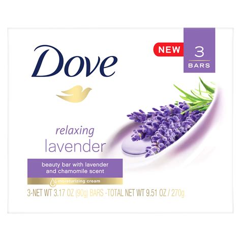 Dove Relaxing Lavender Beauty Bar Soap Shop Cleansers And Soaps At H E B