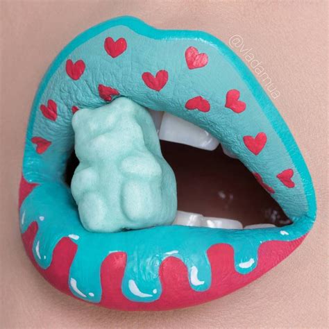 sending you love ️ brought to you by sugarbearhair 💋 lip art created using