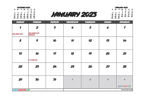 2023 Excel Monthly Calendar With Notes Free Printable Templates Zohal