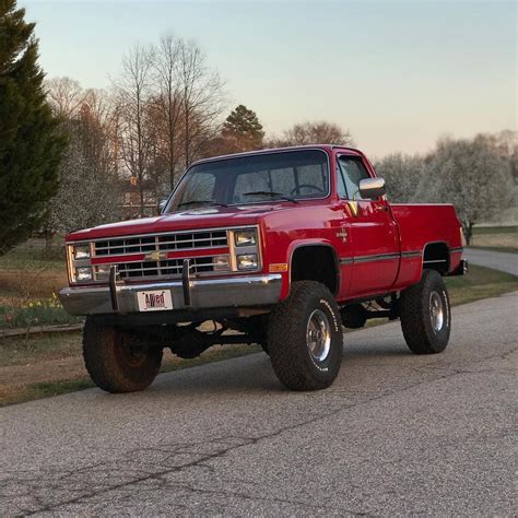 1986 K10 On 4in Lift Rolling On 35s Owner Joshfranklin03 Old