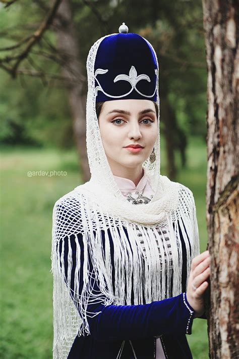 Circassian Beautyness Russian Federation Muslim Fashion Traditional