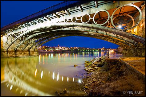 Seville Twilight In Triana Bridge Puente De Triana De I Flickr