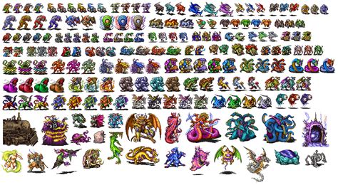 The Recycling Of Enemy Sprites Is Common In Jrpgs This Similarity Allows Players To Identify