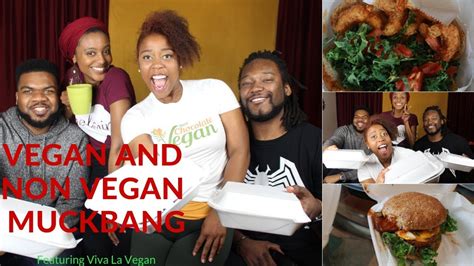 Too good to be true? Vegan vs Non Vegan Mukbang Part 2! Viva La Vegan, Dating ...