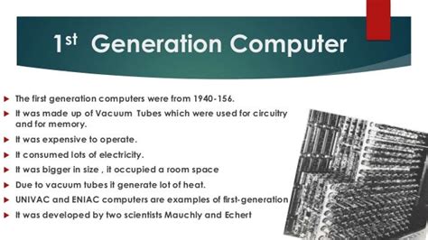 Generations Of Computer