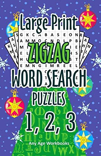 large print zigzag word search puzzles 1 2 3 by any age workbooks goodreads