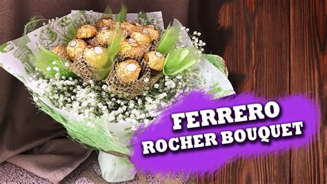 We can also do flower or bear bouquets. Ferrero Rocher Bouquet Tutorial | DIY How to make ...