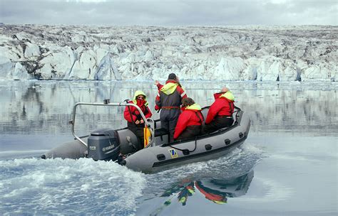 Jökulsárlón Zodiac Bootstour Guide To Iceland