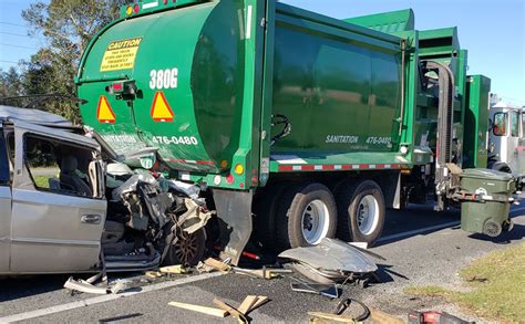 Woman Critically Injured When She Crashes Into Ecua Garbage Truck