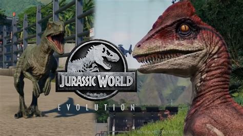 Deinonychus And Velociraptor Intelligence And Pack Hunting In Jurassic World Evolution Youtube