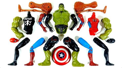Merakit Mainan Spider Man Vs Hulk Smash Vs Siren Head Toys Vs Miles