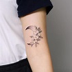 38 Elegant Moon Tattoo Designs For Women 2022 | Xuzinuo