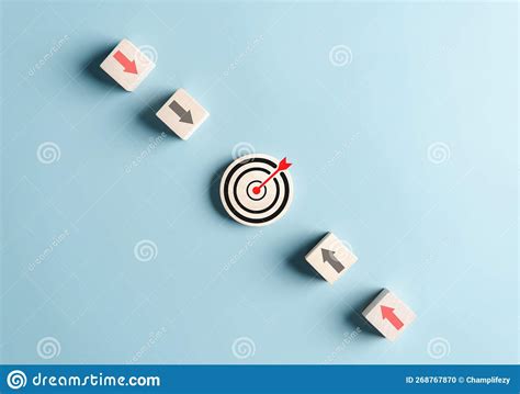 Dartboard With Arrow Of Aiming Target Of Business For Planning Business