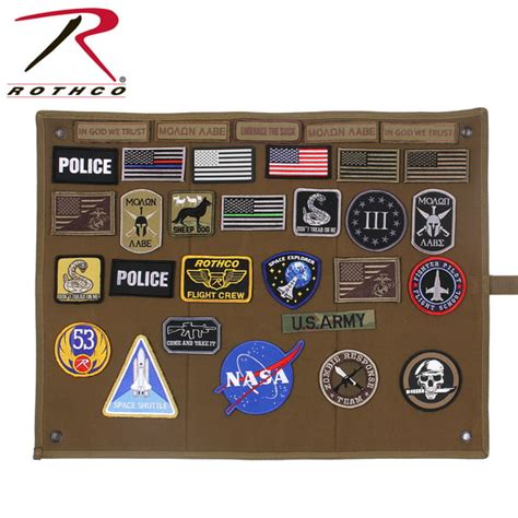 Rothco Hanging Roll Up Morale Patch Board