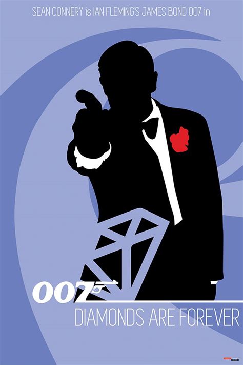 James Bond 007 Poster Special Edition Diamonds Are Forever 2