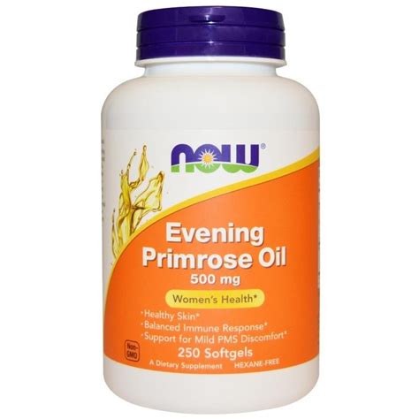 It's also a night owl, blooming at sunset. Now Foods Evening Primrose Oil 500 mg 250 Softgels ...