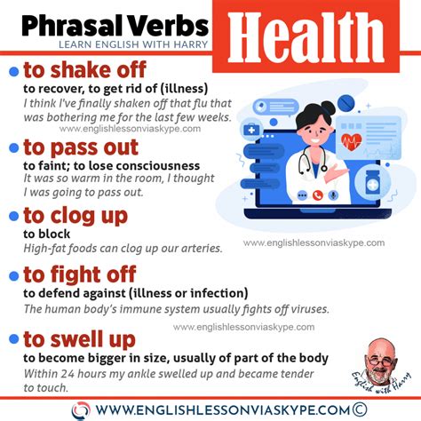 20 English Phrasal Verbs About Health Learn English With Harry