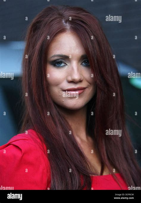 Amy Childs Outside The Itv Studios London England 281011 Stock