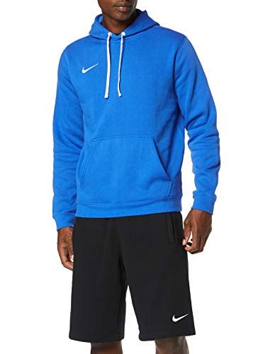 The nike team club hoody for men is a nice hooded sweater with a kangaroo pocket on the front. Nike Herren Club 19 Hoodie, Black White, S - XeMtni