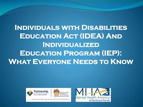 Ppt Individuals With Disabilities Education Act Idea And