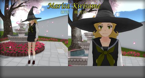Marisa Kirisame Skin For Yandere Simulator By Zazooko On Deviantart