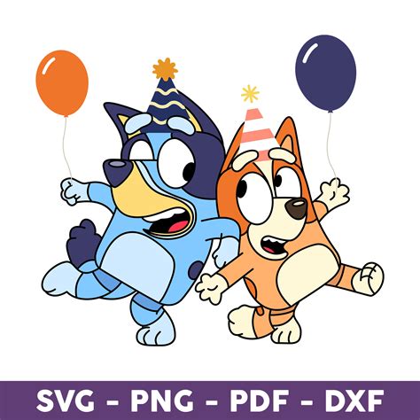Bluey And Bingo Png Bluey And Bingo Birthday Party Png Blu Inspire