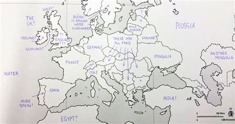 This Is What Happens When Americans Are Asked To Label Europe And Brits