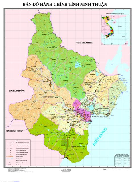 Bản đồ Hành Chính Tỉnh Ninh Thuận And Thông Tin Quy Hoạch 2022