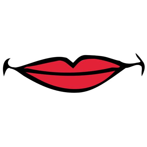 Vector Image Of Female Smiling Lips Free Svg
