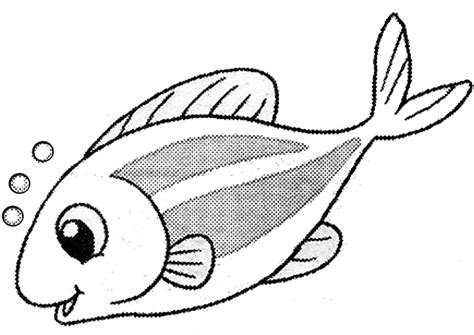 Gambar Ikan Kartun Hitam Putih Animal Garden Niigata