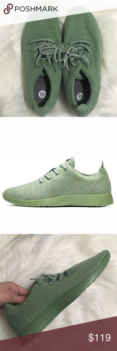 New Mens Allbirds Tui Green Wool Runners V Rare Allbirds Shoes Wool Runners Athletic Shoes