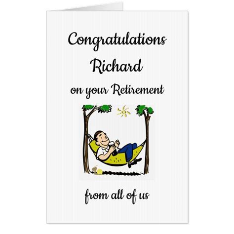 Large Congratulations On Your Retirement Card Retirement