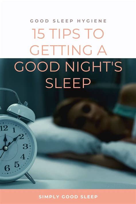 15 Tips To Getting A Good Nights Sleep In 2020 Good Night Sleep