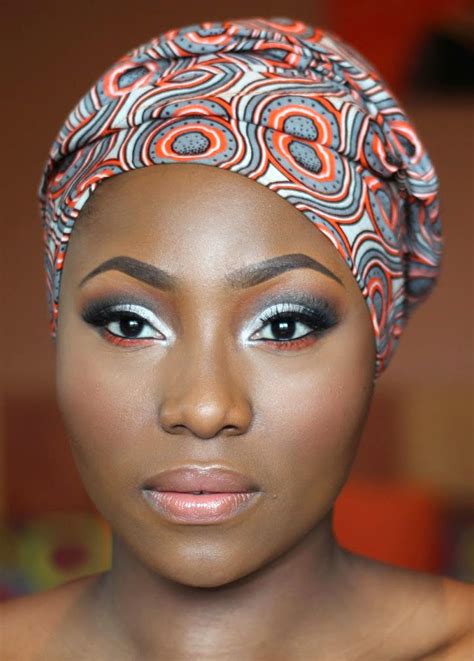 Beautiful Color Head Wrap Blusher Tips Blusher Makeup Woc Makeup Eyeshadow Makeup Turbans