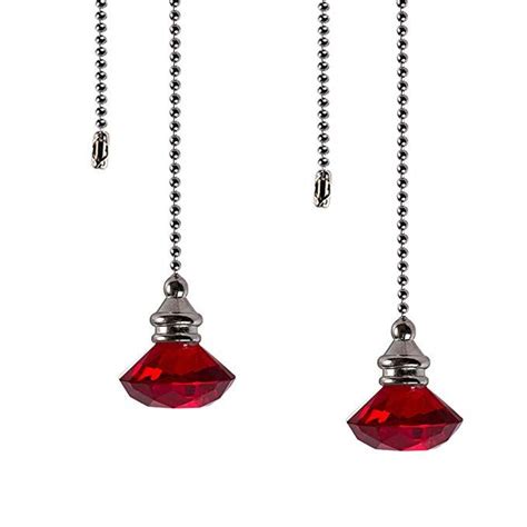 About 26% of these are fans. Ceiling Fan Pull Chain Set - 2 pieces Red Diamond Fan Pull ...