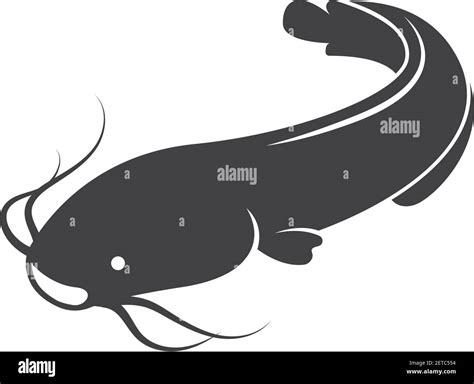 Catfish Vector Icon Illustration Design Template Stock Vector Image