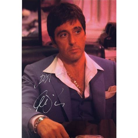 Scarface Al Pacino Autographed Photo