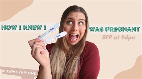 How I Knew I Was Pregnant Before My Bfp At 9dpo Two Week Wait Symptoms