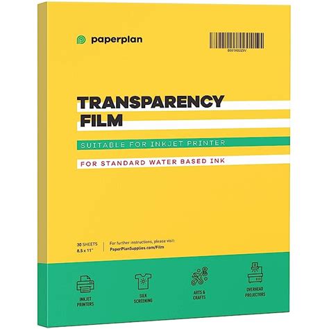 Buy 30 Sheets Transparency Sheets Inkjet Transparency Film